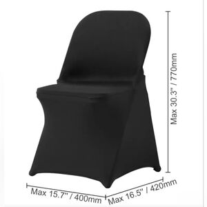 Black Chair Covers - 100pc